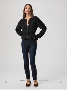 PAIGE Women's Slim Ankle Jeans in Washed Gray-Blue
